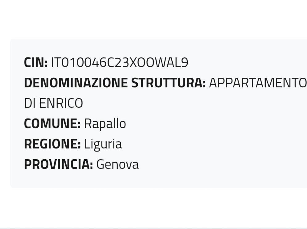 Appartamento Di Enrico Rapallo Exterior photo